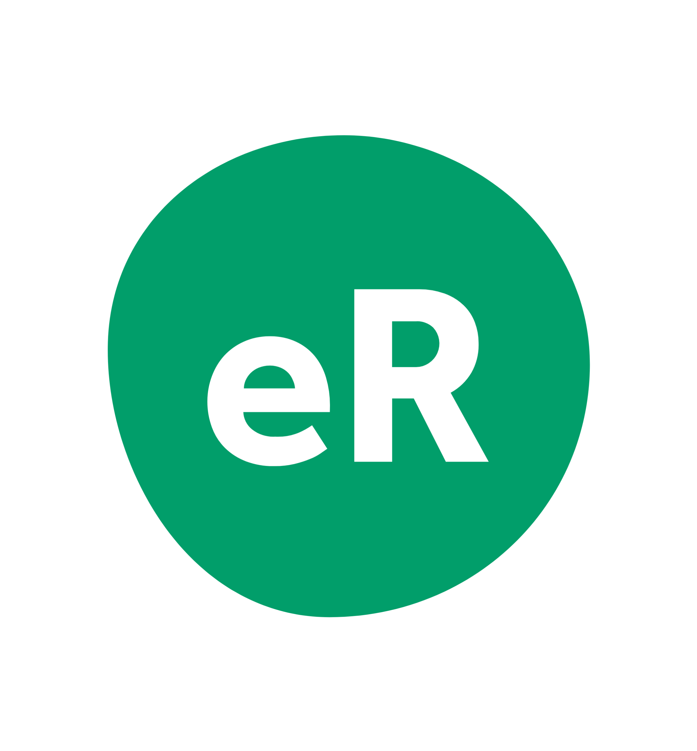 Favicon Logo von eRecruiter "eR" in einem Grünen Kreis